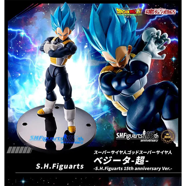 Bandai S.H.Figuarts 15th Anniversary Dragon Ball Super SSJ God Blue Vegeta