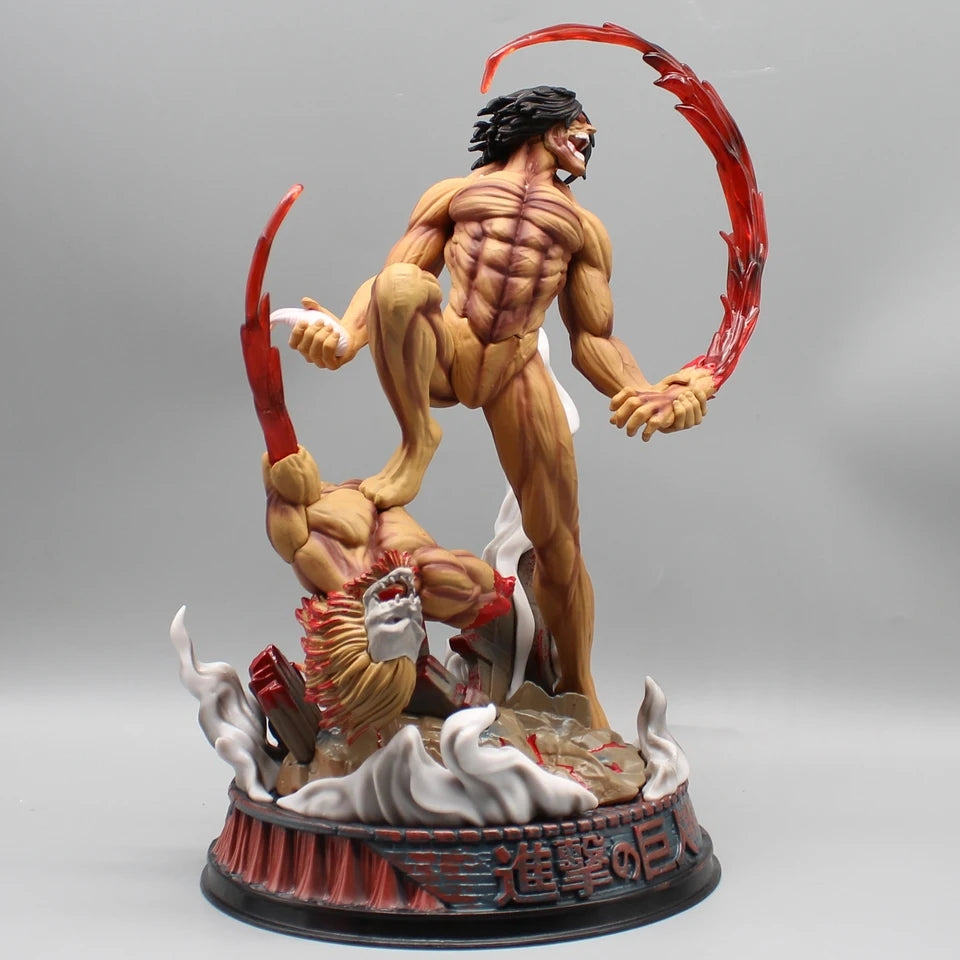 Attack On Titan Eren Jaeger Titan Attack Vs Porco Titan Epic Figure