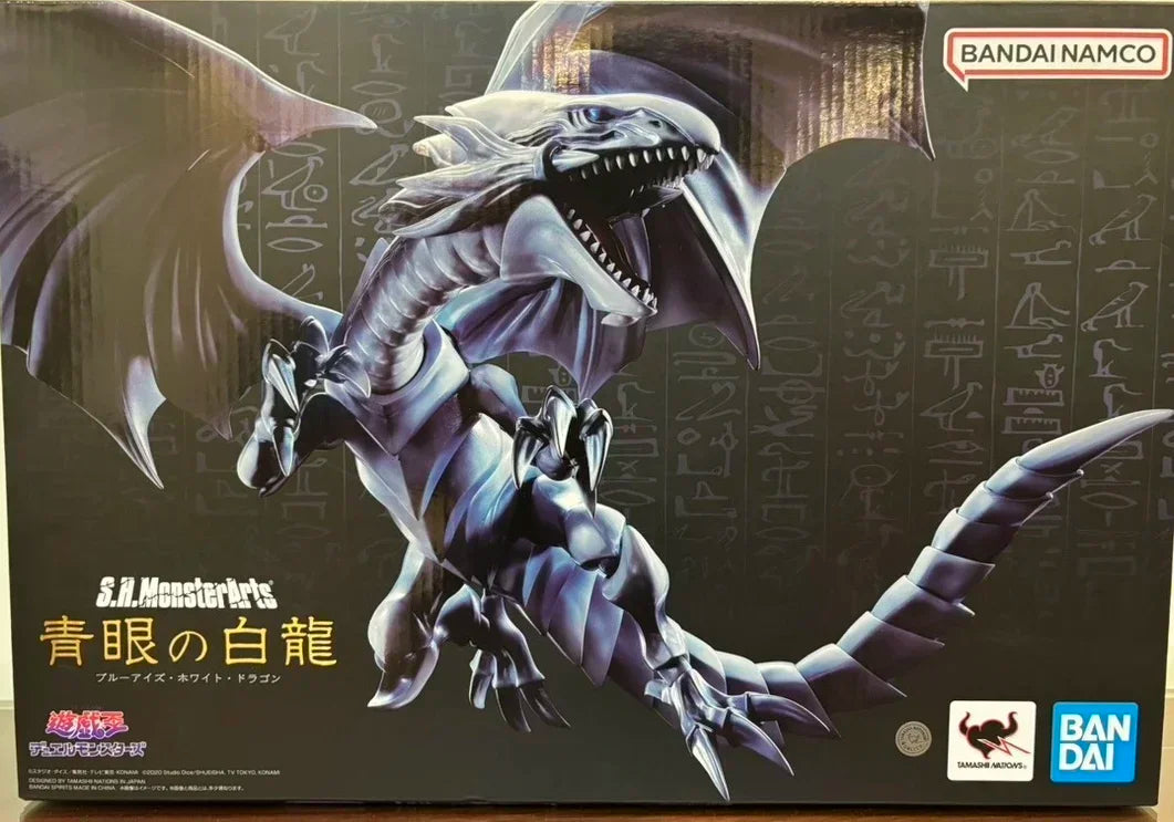 Bandai S.H. Monsterarts Yu-Gi-Oh Drago Bianco Occhi Blu