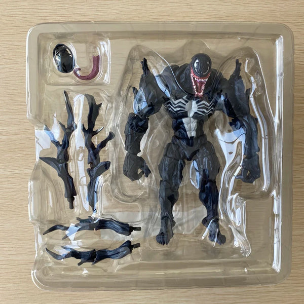 Marvel Amazing Yamagochi Revoltech Venom Con Accessori