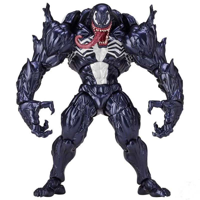 Marvel Amazing Yamagochi Revoltech Venom Con Accessori