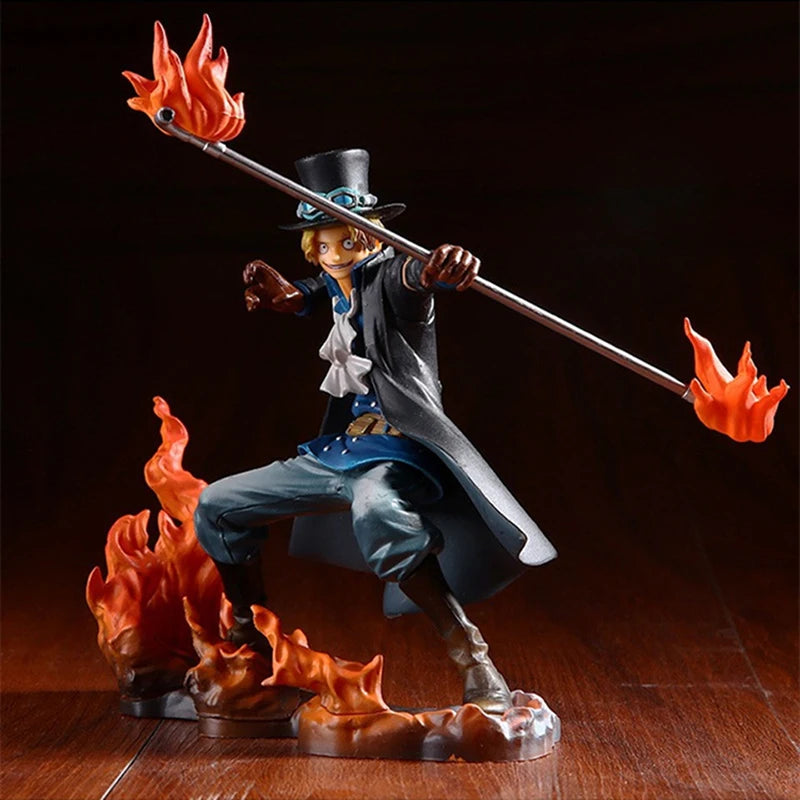 One Piece Monkey D. Luffy Sabo e Ace 3 Brothers GK Figure