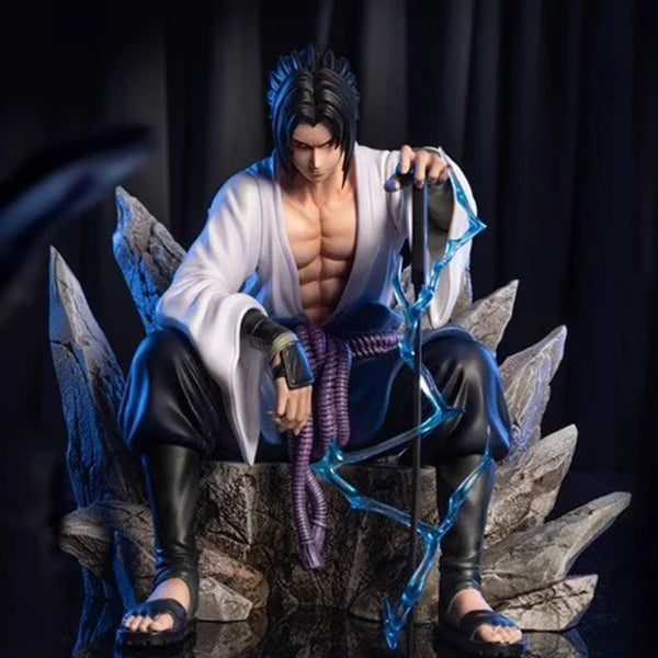 Naruto Shippuden Sasuke Uchiha Marchio Maledetto GK Figure 18cm