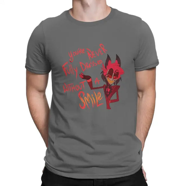 Hazbin Hotel T-shirt in cotone Alastor 