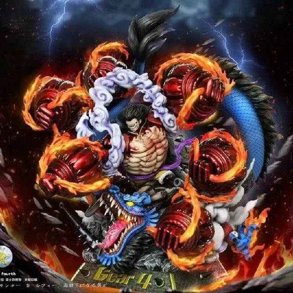 Monkey D. Luffy Gear 4 Vs Kaido One Piece GK Figure 24cm