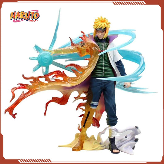 Naruto Shippuden Namikaze Minato Rasengan Action Figure con LED