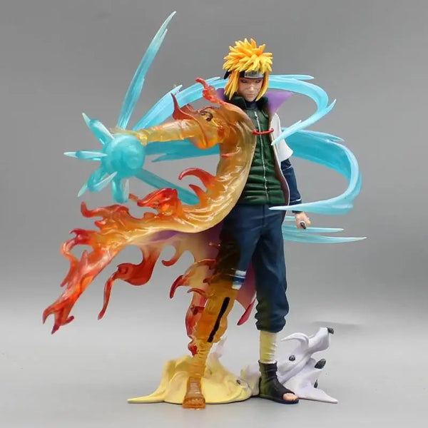 Naruto Shippuden Namikaze Minato Rasengan Action Figure con LED