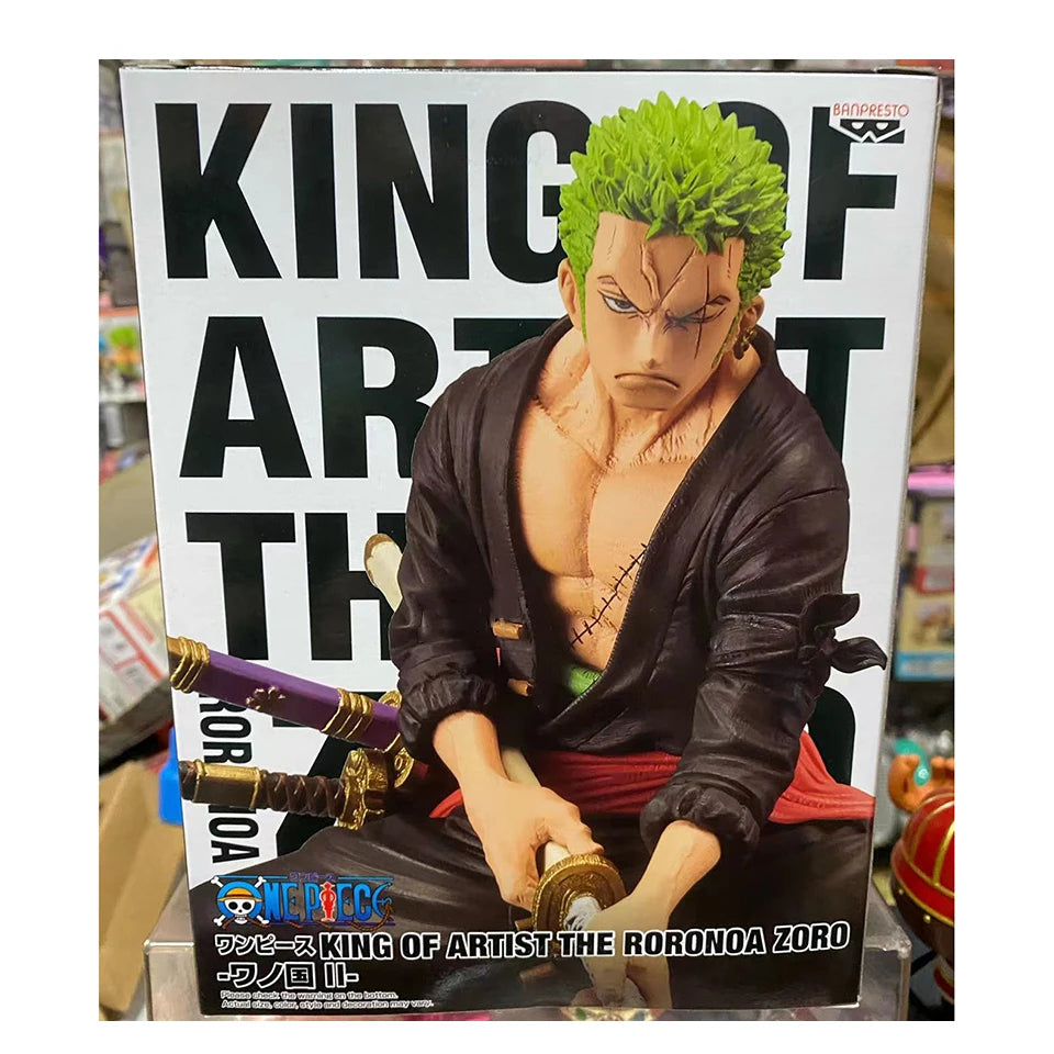 Banpresto One Piece King Of Artist 18cm Roronoa Zoro Wano Country Action Figure