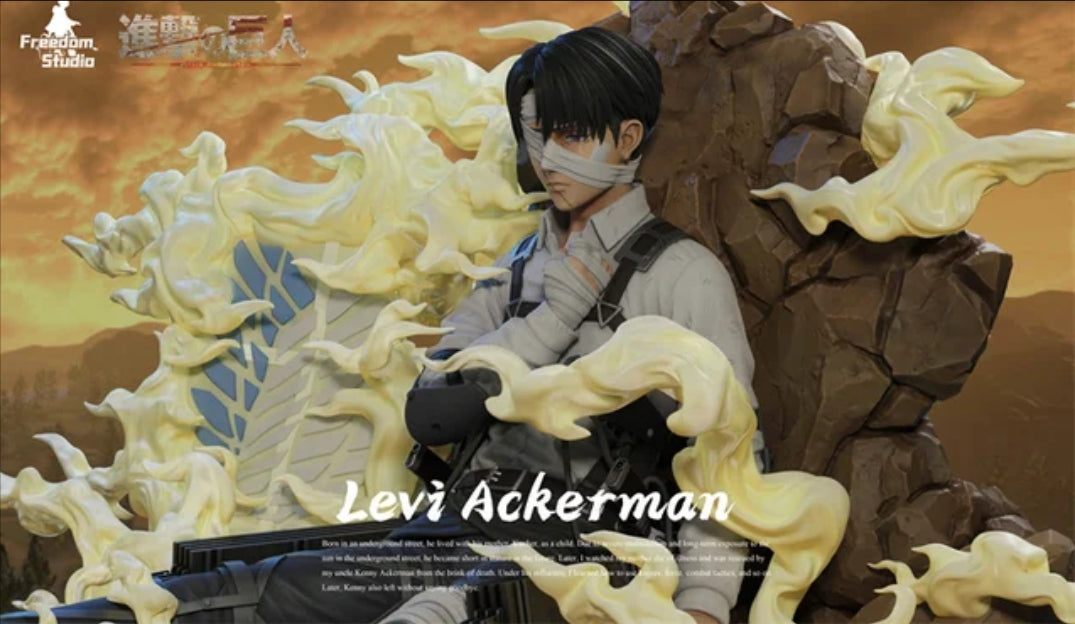 Pre-Order Freedom Studio Attack On Titan Levi Ackermann Action Figure