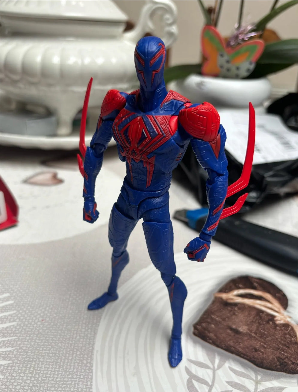 Marvel Spiderman: Across The Spiderverse Miguel O'Hara Spiderman 2099 CTS Toys Action Figure