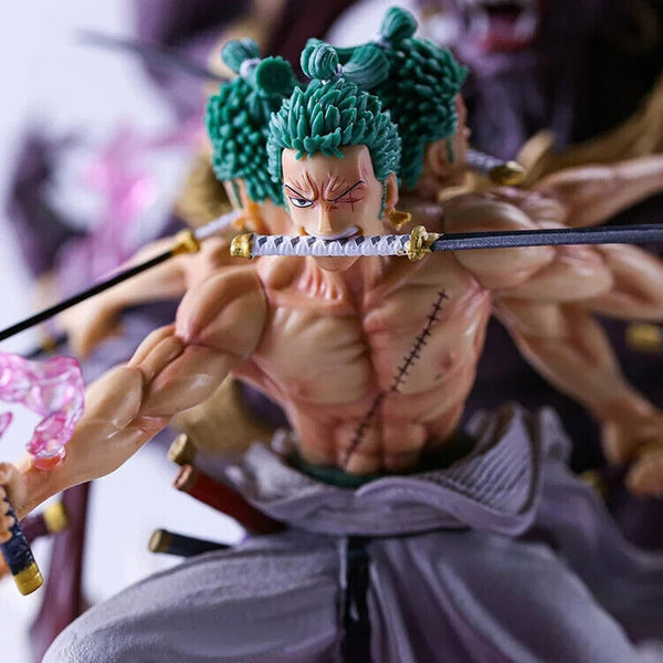 One Piece Roronoa Zoro 9 spade VS Kaido Dragon 20CM