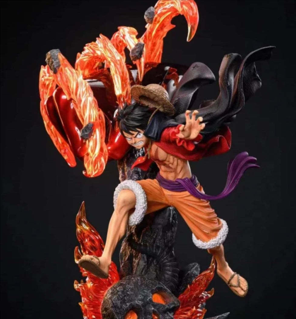 Monkey D. Studio One Piece Monkey D. Luffy Resina Red Roc Scala 1/6