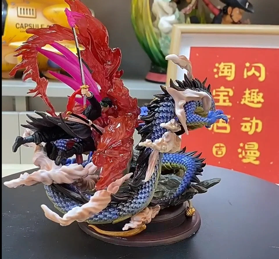 One Piece Roronoa Zoro Vs Kaido Dragon GK Figure Action Figure