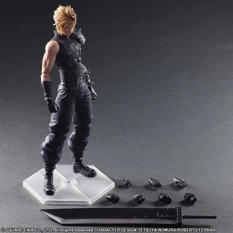 Final Fantasy VII Cloud Action Figure con Accessori