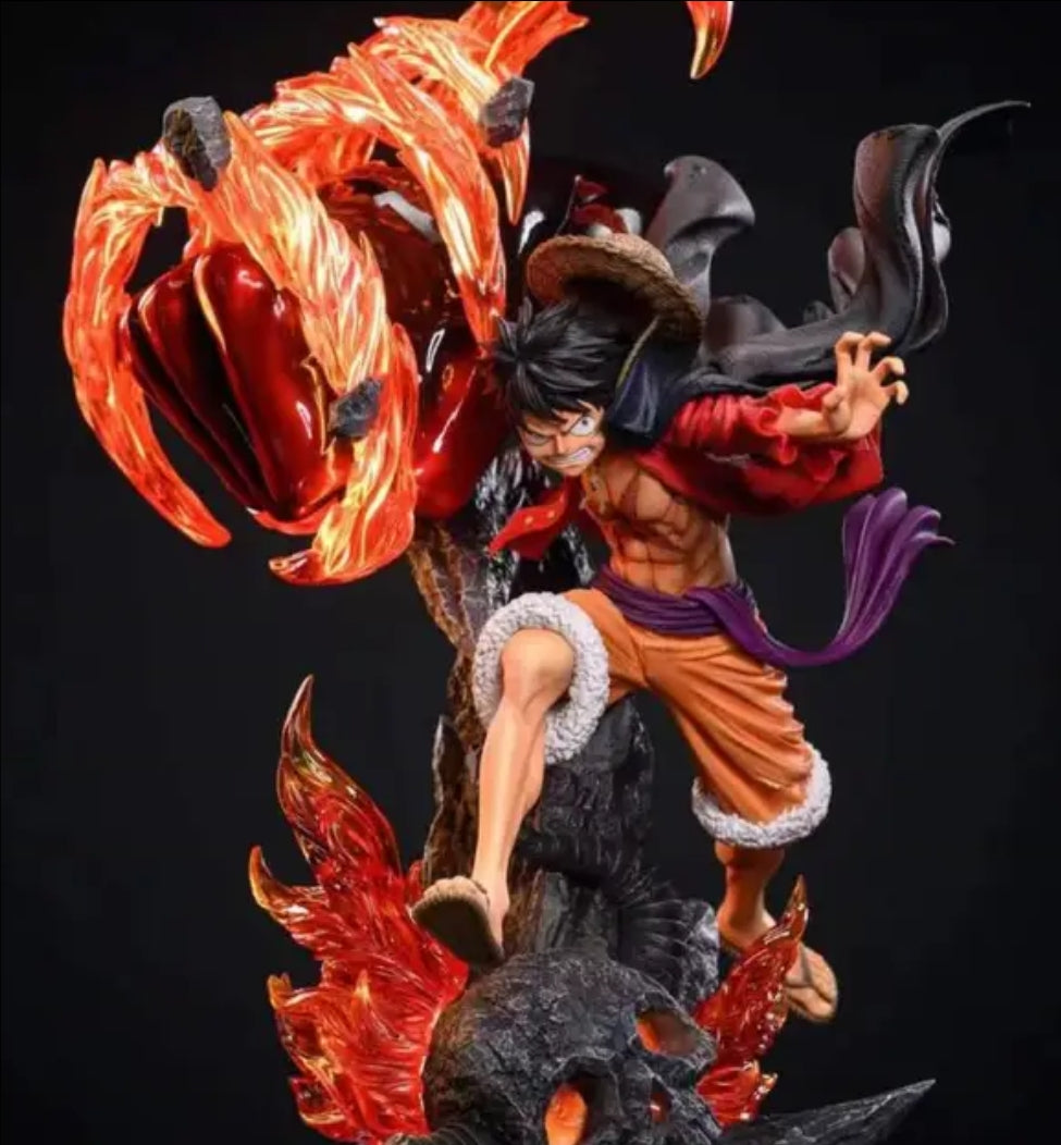 Monkey D. Studio One Piece Monkey D. Luffy Resina Red Roc Scala 1/6