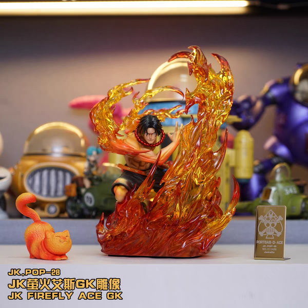 Pre-Ordine One Piece Action Figure Portgas D. Ace Resina JacksDo Studio Limited Edition