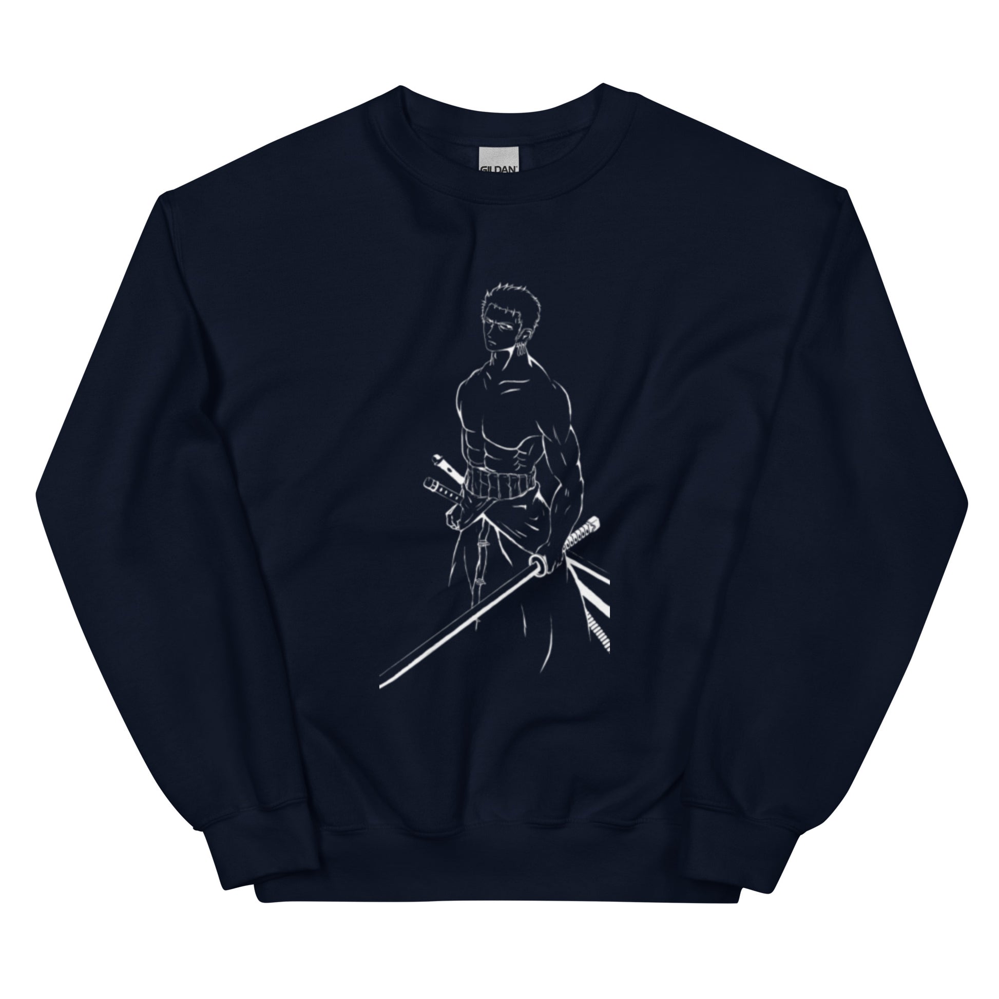 Felpa unisex One Piece Roronoa Zoro Con Stampa